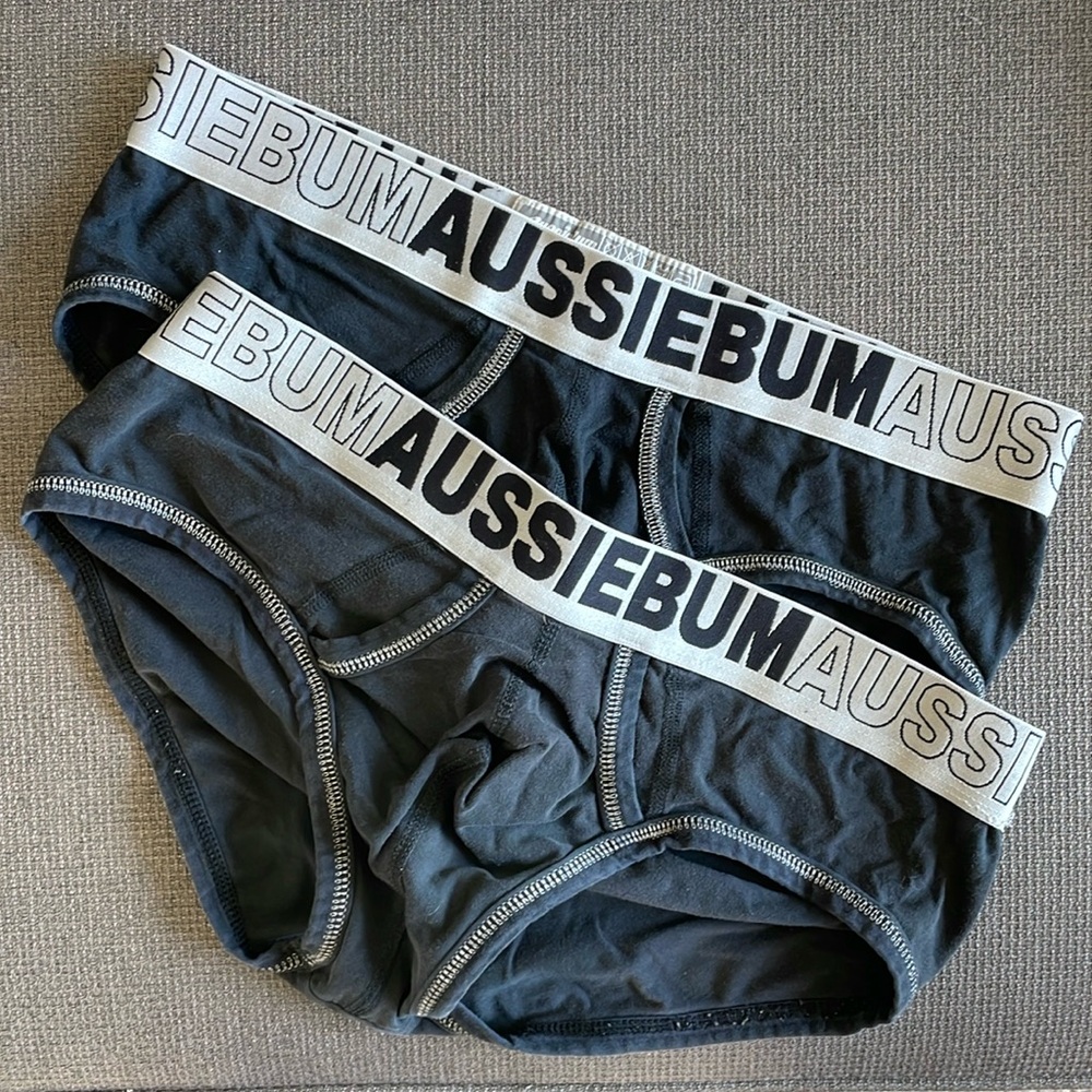 Aussiebum Enlargeit Black Briefs 2 pack